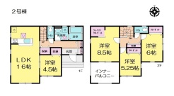 ２号棟　間取図