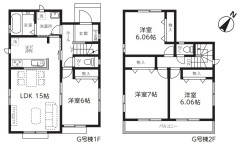 Ｇ号棟　４ＬＤＫ＋カースペース２台